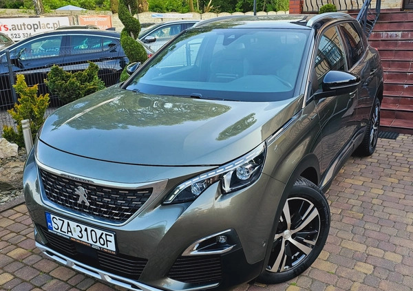 Peugeot 3008 cena 84900 przebieg: 168000, rok produkcji 2018 z Poręba małe 631